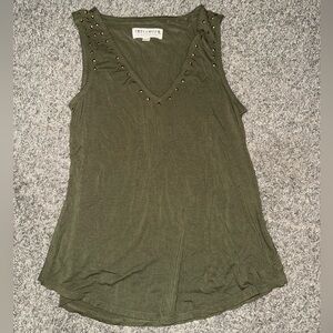 IDYLWIND by Miranda Lambert Olive Studded Women's Top